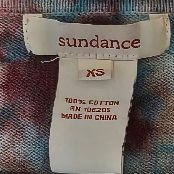 Sundance Knit Tie Dye V-Neck Button Front Cardigan Size XS | EUC - Picture 4 of 4
